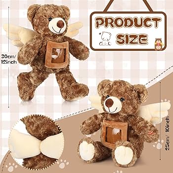 天使2 熊を抱くお人形 Amazon.co.jp: 25/40/50センチメートル天使のクマぬいぐるみ